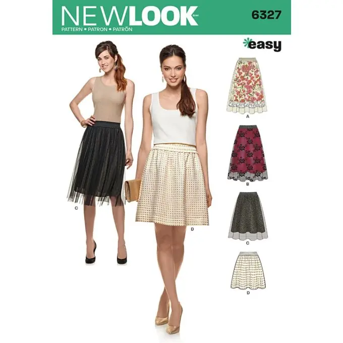 Schnittmuster Rock New Look 6327 Top-Preis