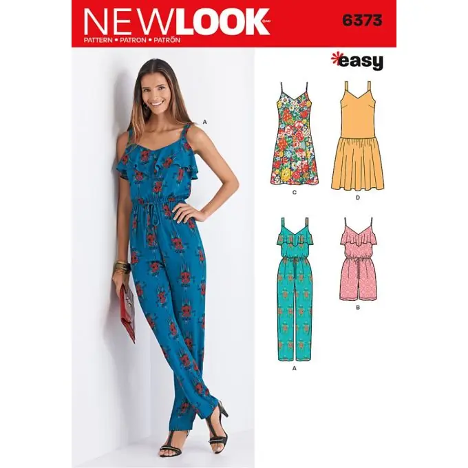 Jetzt Kaufen Schnittmuster Jumpsuit/Kleider – New look n°6373 FR