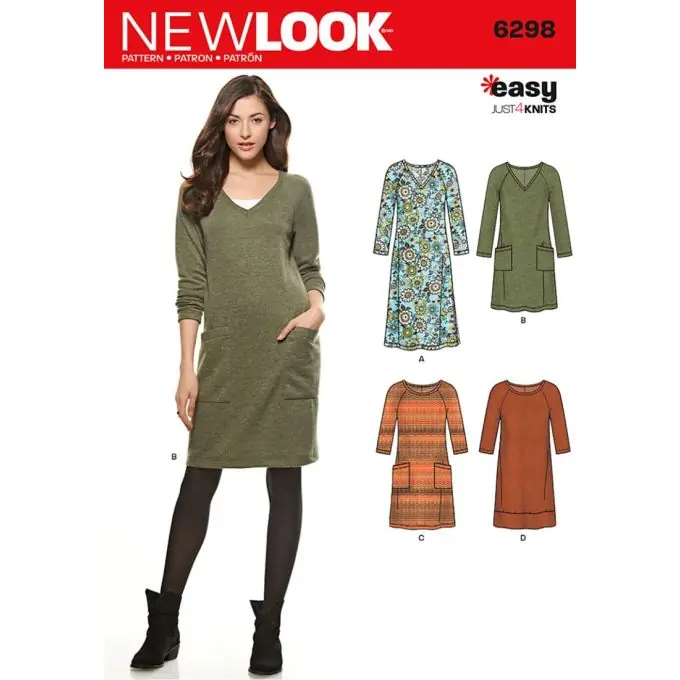 Schnittmuster Kleid/Tunika – New look n°6298 Heißes Angebot