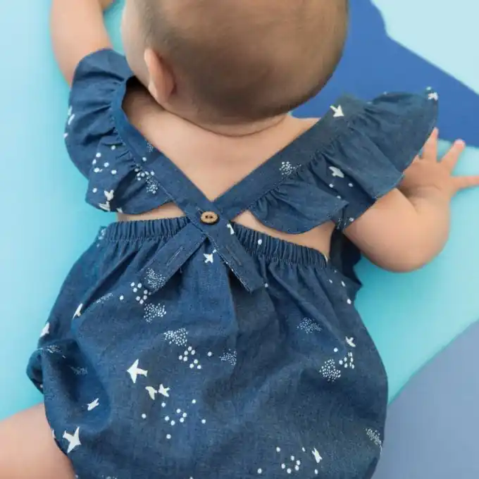 Gleich Bestellen Baby-Trägerhose Schnittmuster Katia B9 – Strampler