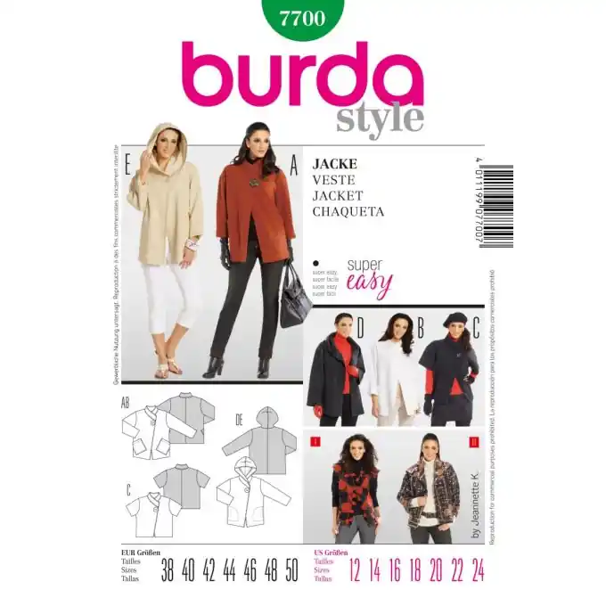 Schnittmuster Burda 7700 Top-Seller