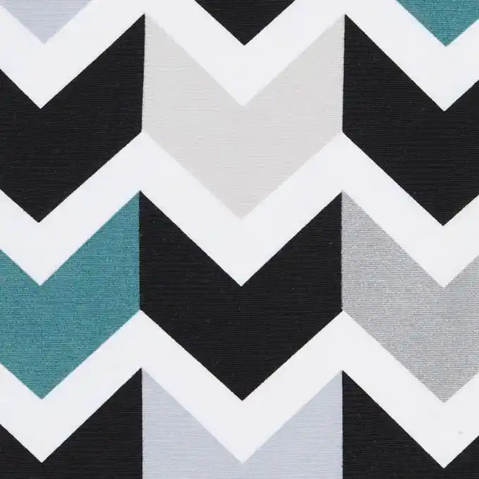 Schnäppchen Dicker Baumwollstoff mit Fischgrätenmuster, extra breit