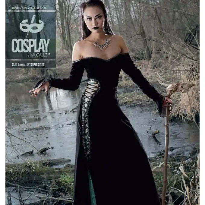 Expressversand Schnittmuster Cosplay langes Kleid