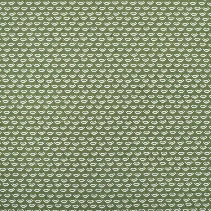 Baumwollstoff mit grünen Wellen Preisknaller