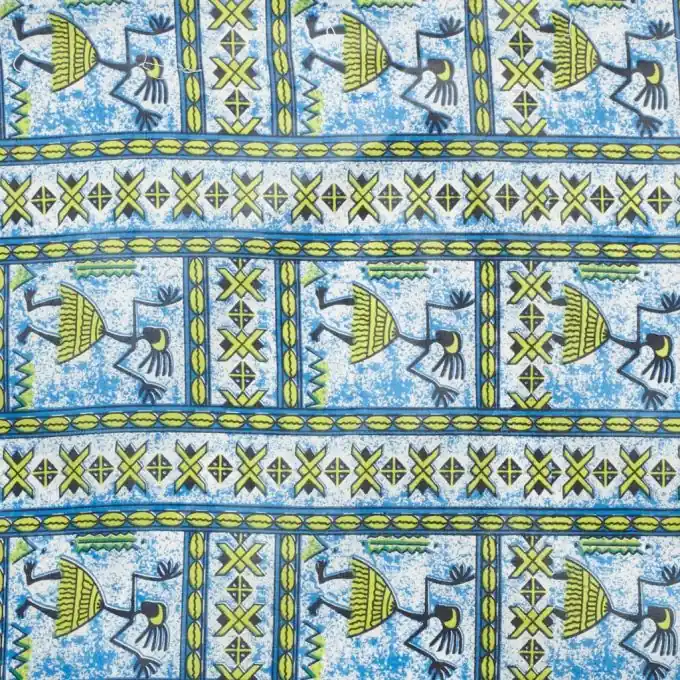 Neuheit Wax-Stoff Afrikanisch 110 cm Breite – Baumwollgewebe