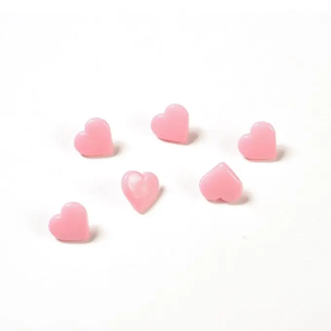 Knöpfe Herz rosa Top-Qualität