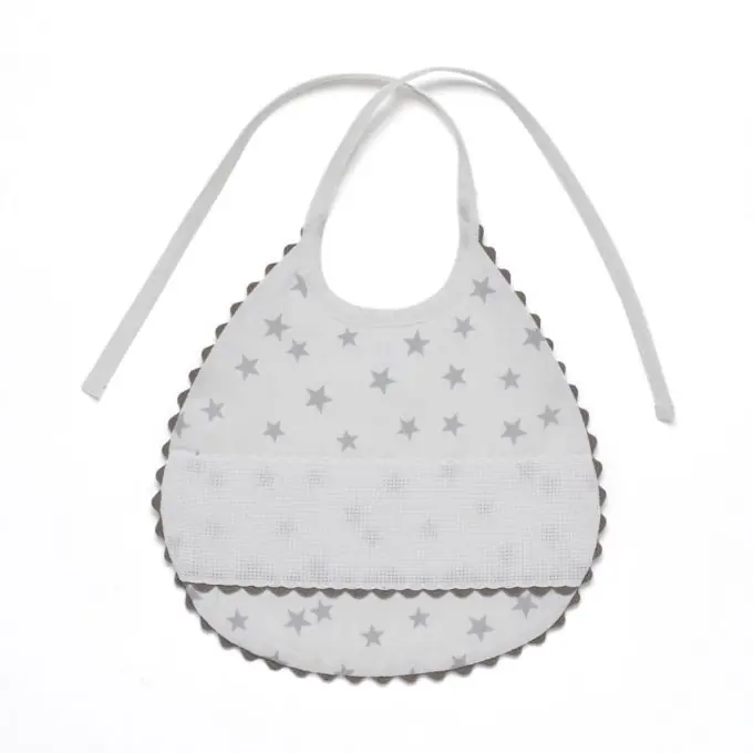 Neu Im Sortiment Lätzchen zum Besticken ab 3 Monaten, mit Sternenmuster