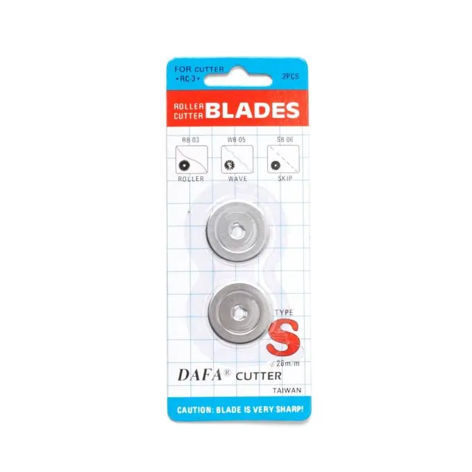 Klingen, für Rollcutter, Ø28 mm – Gerader Schnitt Kostenfreie Lieferung