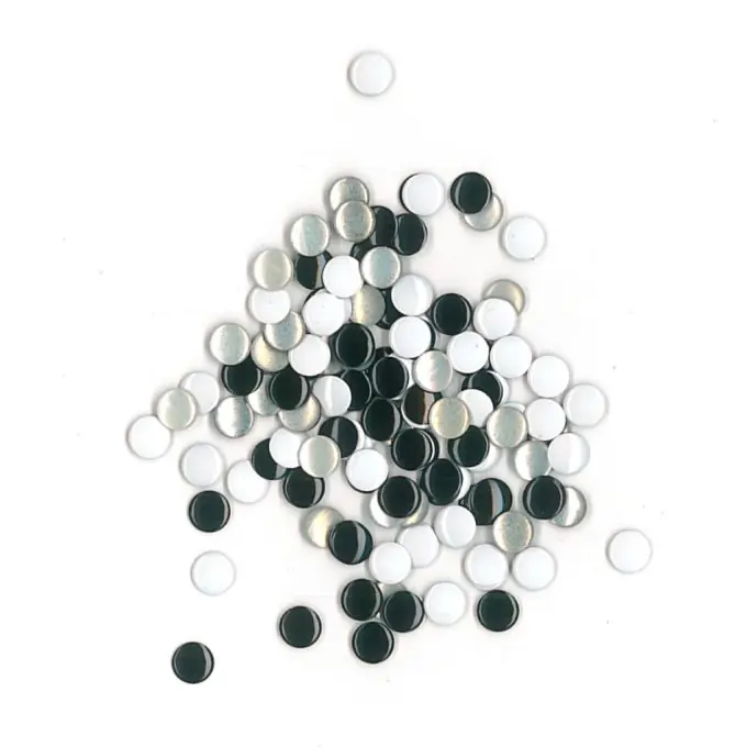 Thermoklebende runde Nieten, 8 mm Ausverkauf