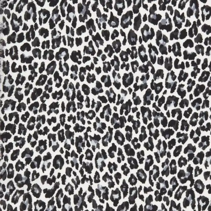 Voile-Stoff Tierhaut-Optik 145cm Breite Kracherpreis