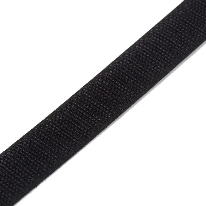 Bestseller Klettband zum Aufnähen, 20 mm – Hakenband, schwarz
