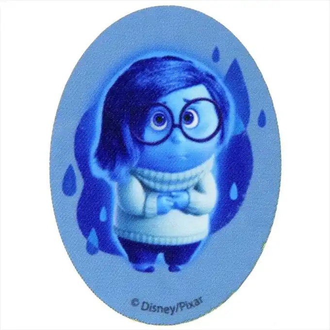 Bügelbild Alles steht Kopf Trauer Gratis Versand