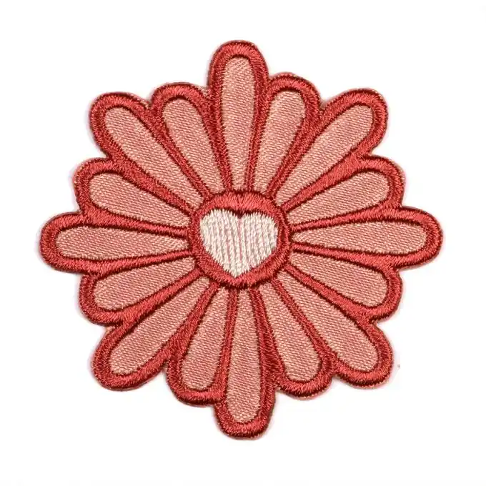 Kracherpreis Thermoklebende Blumenverzierung, altrosa