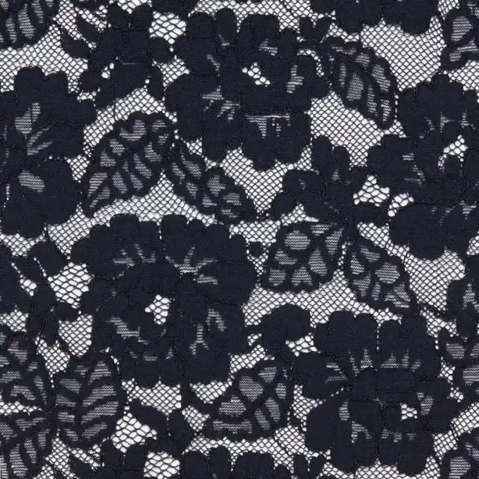 Online Kaufen Spitzenstoff Große Blumen 145cm Breit