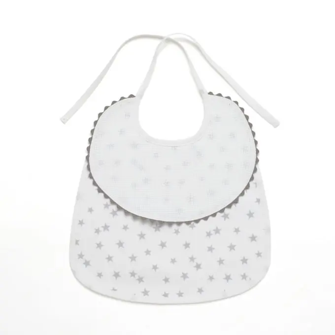 Kracherpreis Lätzchen zum Besticken ab 6 Monaten, mit Sternenmuster