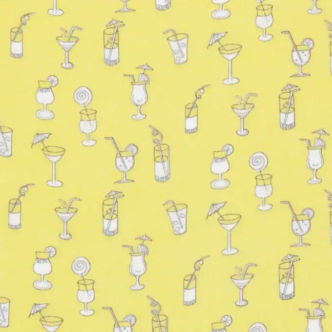 Viskose Cocktail gelb Kostenloser Rückversand