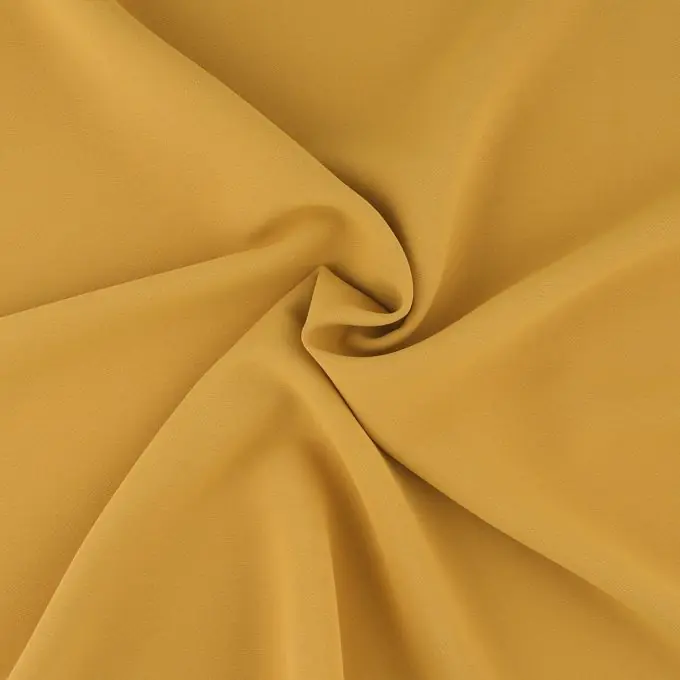 Wochenendangebot Einfarbiger, schwerer Voile-Stoff, gelb