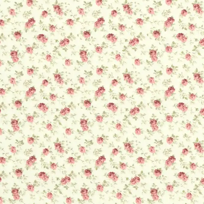 Solange Der Vorrat Reicht Blumen-Cretonnestoff Betty