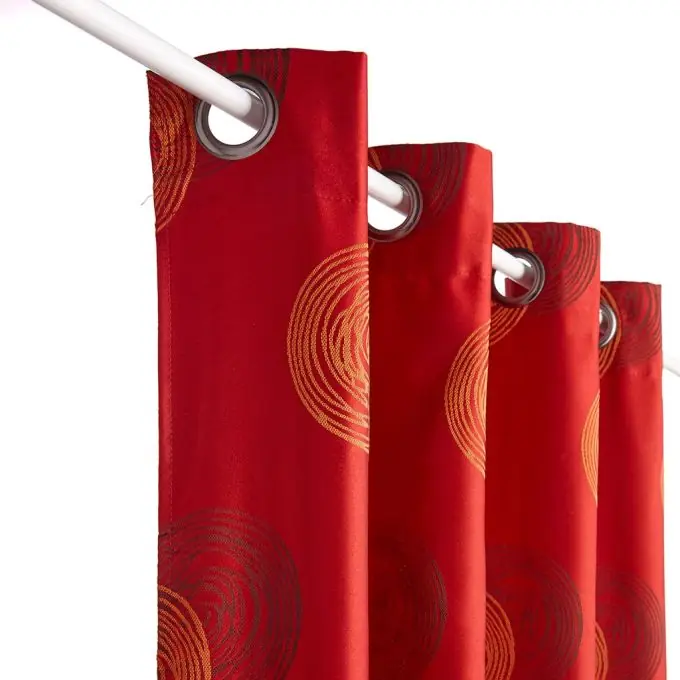 Jacquard Spirale Vorhang 140x260cm – Elegant Gemustert Beliebt