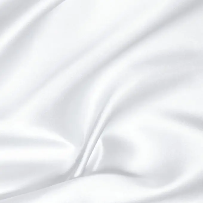 Mega-Angebot Einfarbiger, weißer Satinstoff