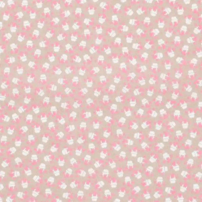 Mega-Angebot Popeline Baumwolle Blumentöpfen rosa