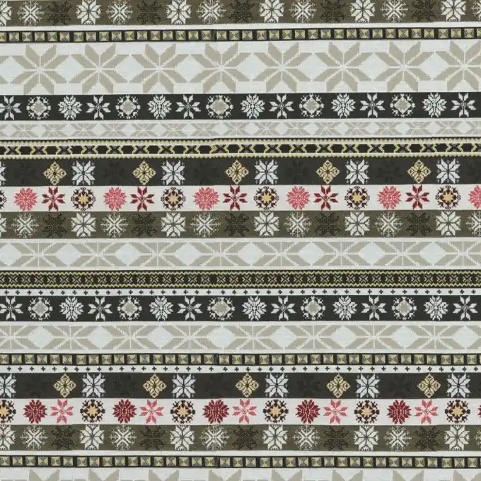 Jacquard Weihnachtsstoff Québec 140cm Breite Neue Ware