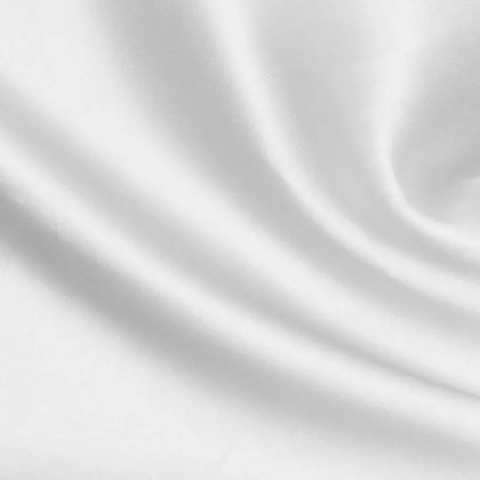Günstig Einfarbiger Satinstoff, hellgrau