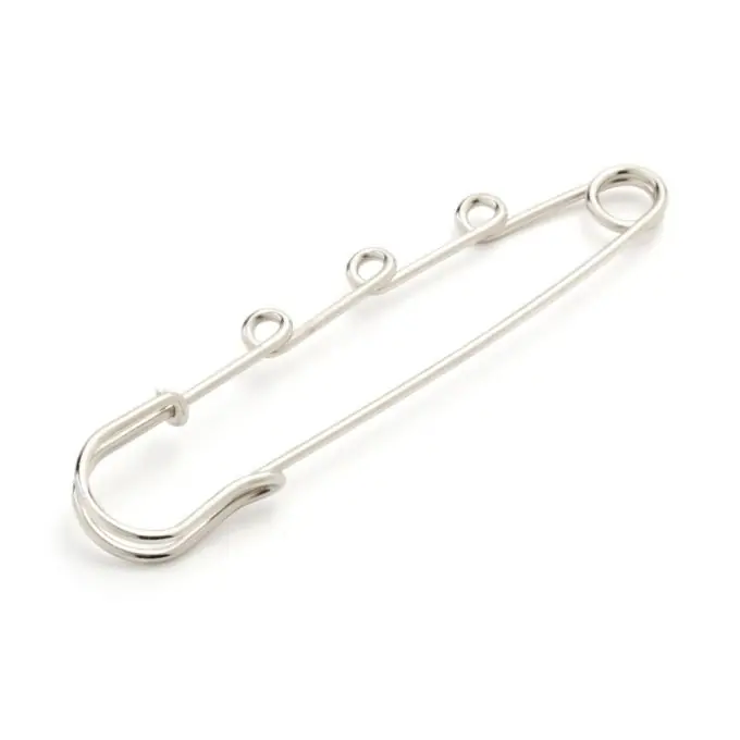 Sicherheitsnadel Kilt, silbern mit Spiralen Jetzt Bestellen