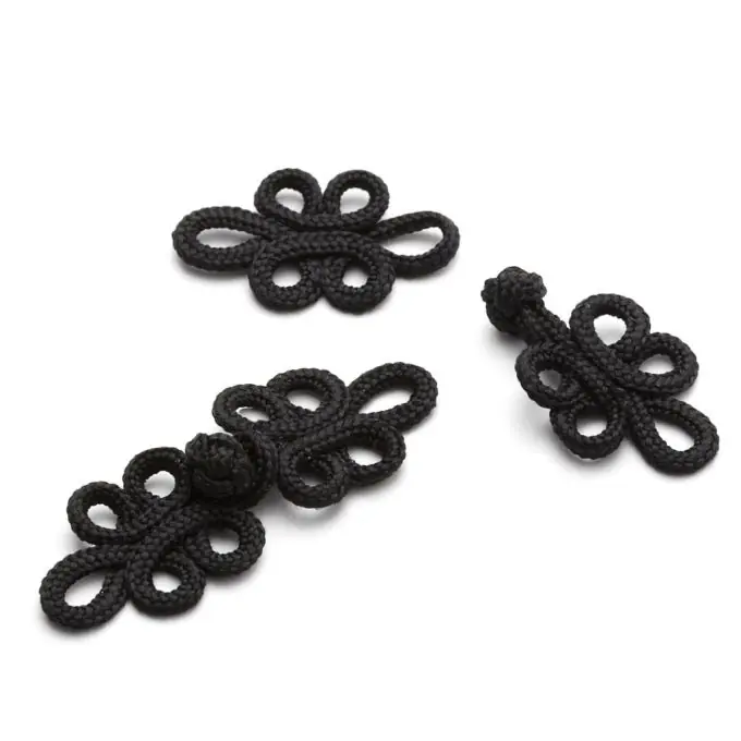 Finale Aktion Knopf, schwarz