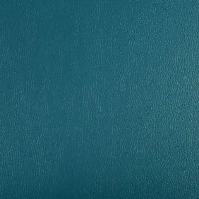 Günstig Einfarbiges Kunstleder Karia, entenblau