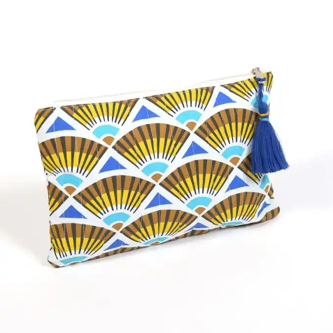 Kostenloser Versand Gelbe Fächer-Tasche 20×30 cm