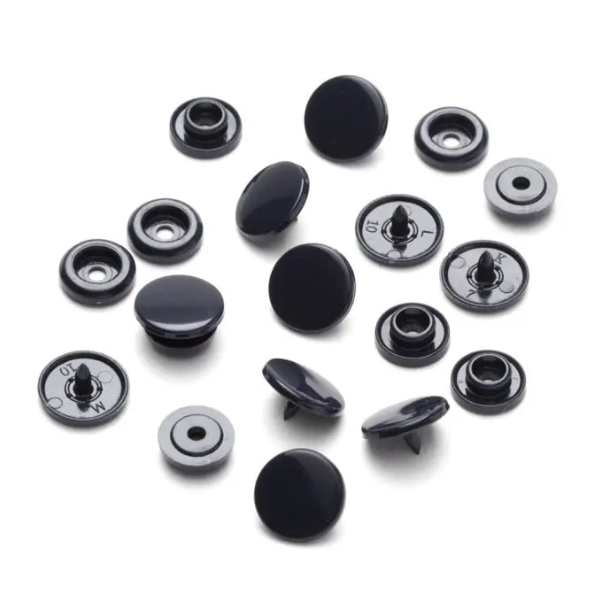 Top-Preis Druckknöpfe Color Snaps, rund – Marineblau