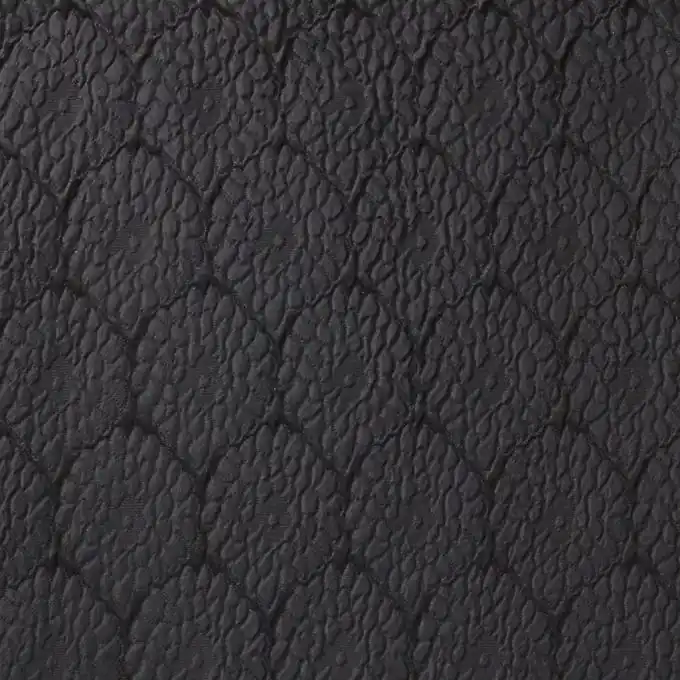 Polyesterstoff geprägt schwarz Handgefertigt