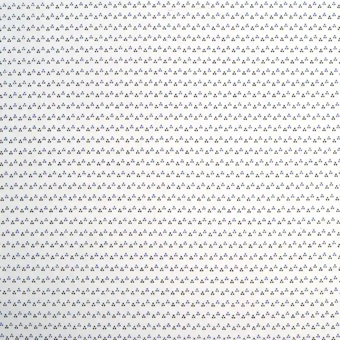 Preiswert Popeline-Stoff Dreiecke mit Punkten, 140 cm Breite