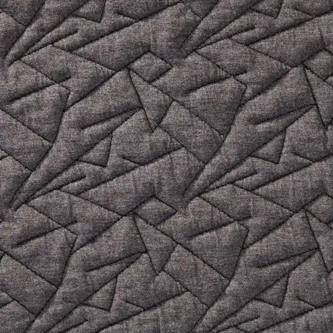 Geometrischer Strickstoff Grau 135 cm Breite Solange Der Vorrat Reicht