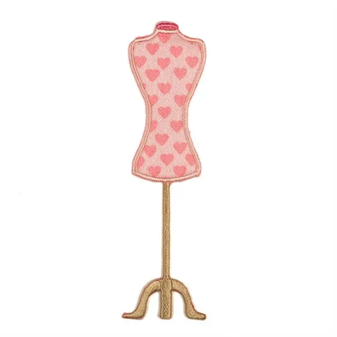 Bügelbild Schneiderpuppe Nur Heute