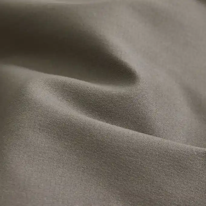Bestseller Gabardine-Stoff einfarbig Taupe