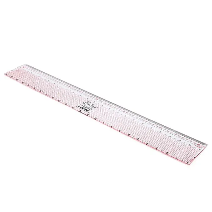 Patchwork-Lineal 61×7,5 cm – Transparent Aktuell