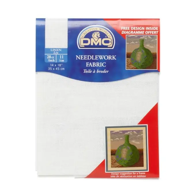 Leinentuch 11 Fäden zum Besticken, 35×45 cm – Weiß Super-Preis