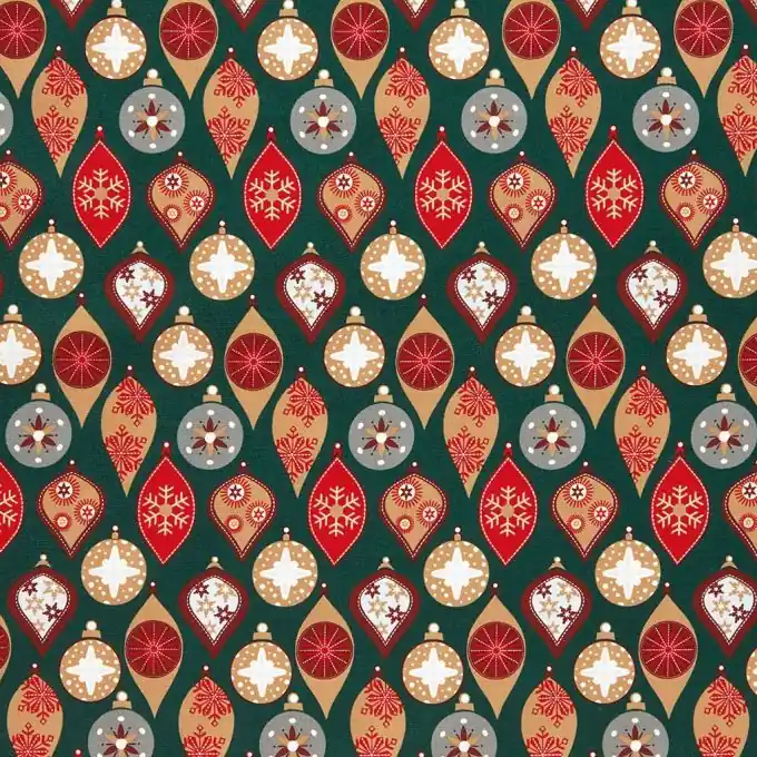 Weihnachtskugel Baumwollstoff 140cm Breite Jetzt Kaufen