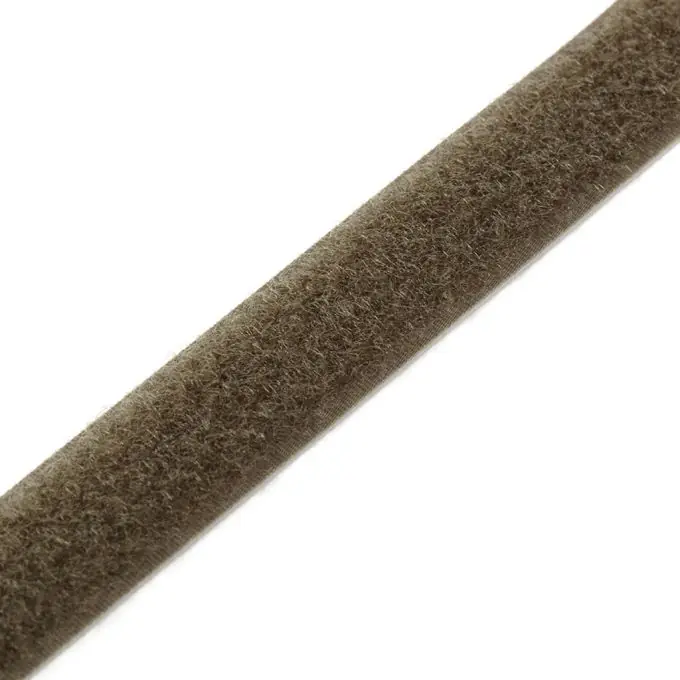 Klettband zum Aufnähen 20mm – Flauschband, khaki Aktuell