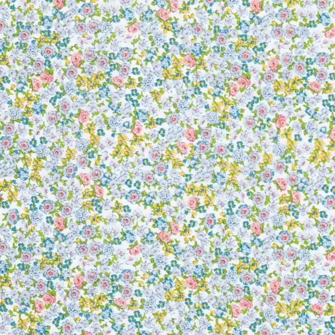 Premium Baumwollstoff Clara mit Blumenmuster 150cm Breite