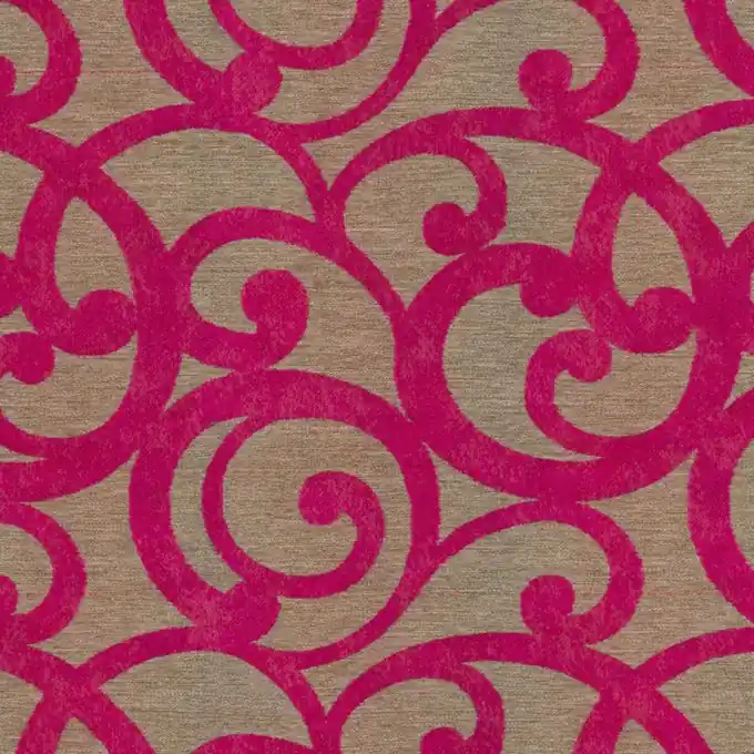 Neue Ware Arabesque Samt 140 cm Breite – Veloursstoff