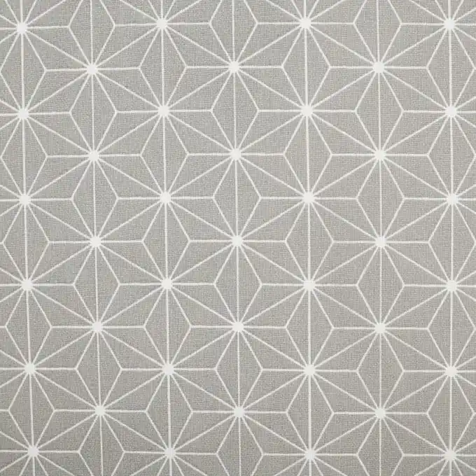 Sichere Zahlung Dicker Baumwollstoff, Stockholm-Origami grau