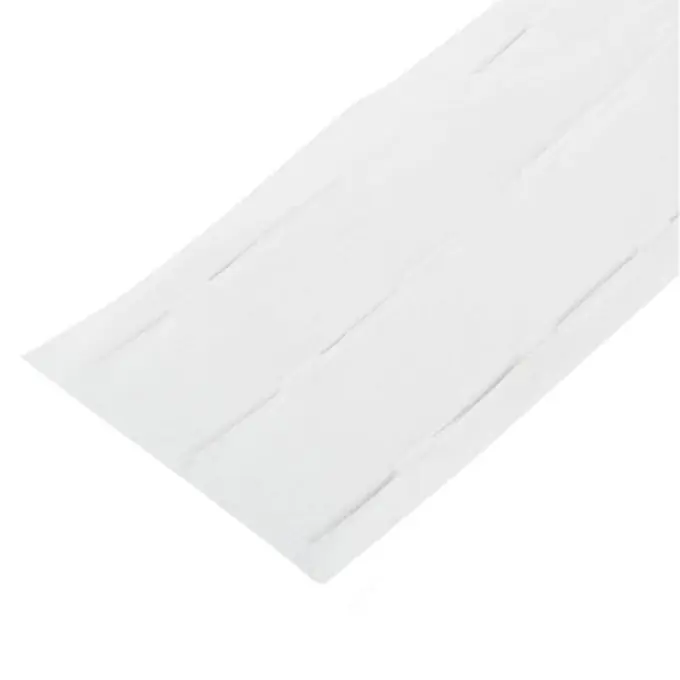 Perforiertes Thermoklebendes Band, weiß am Meter Sichere Zahlung