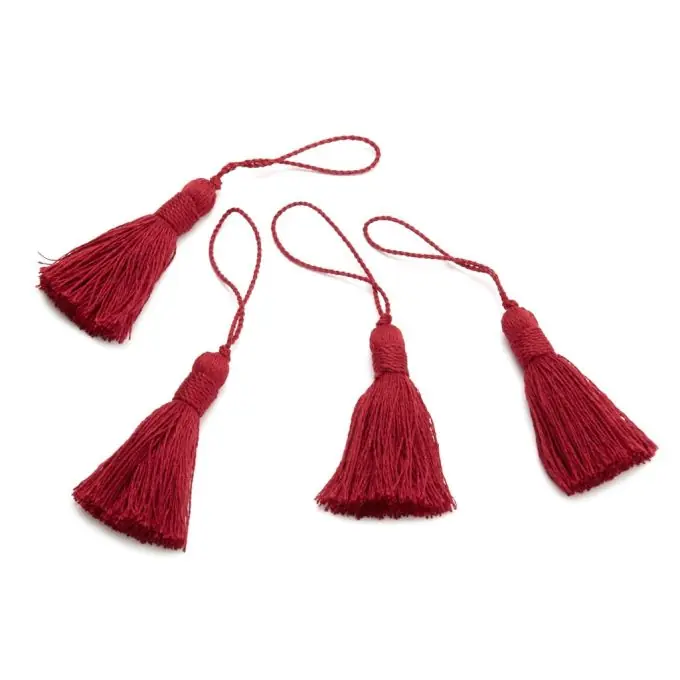 Bestseller Rote Pompons matt