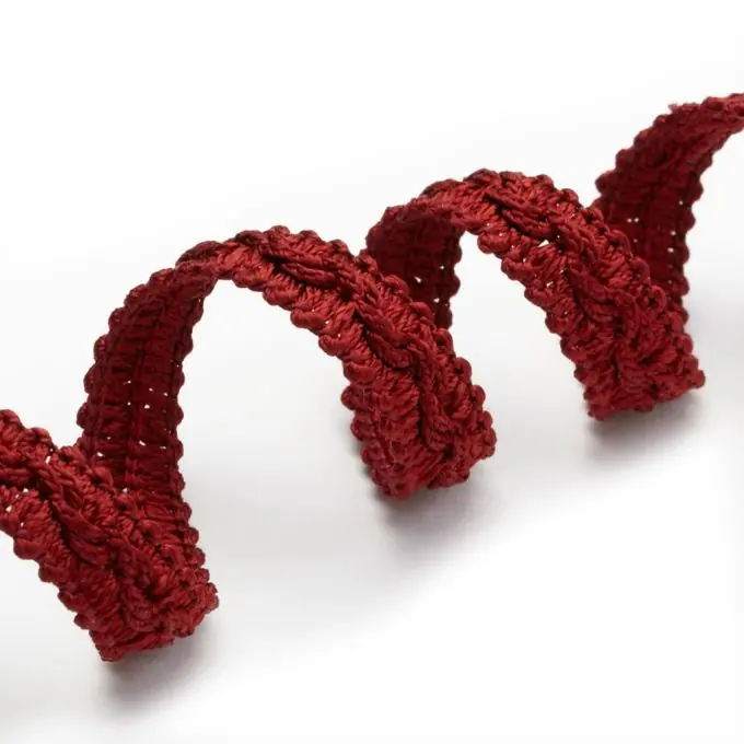 Garantierte Lieferung Glänzende Borten mit französischem Muster 12 mm