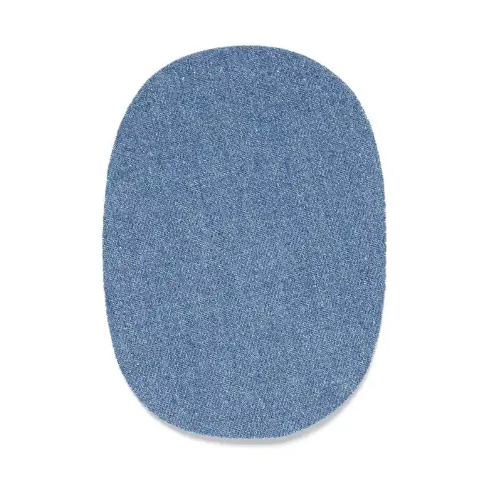 Kostenloser Rückversand Thermoklebende Flicken Jeans – Mittelblau