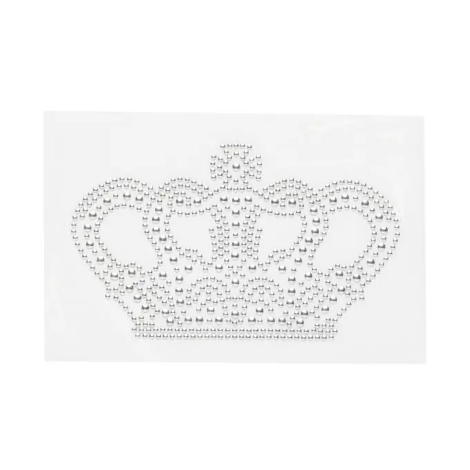 Zertifiziert Thermoklebende Verzierung Krone