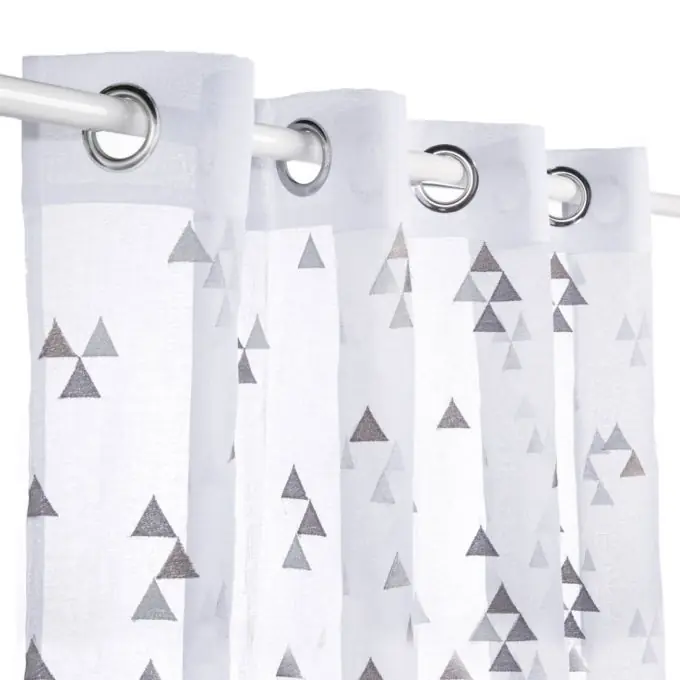 Preisknaller Transparenter Vorhang Trio Grau-Taupe 140×240 cm